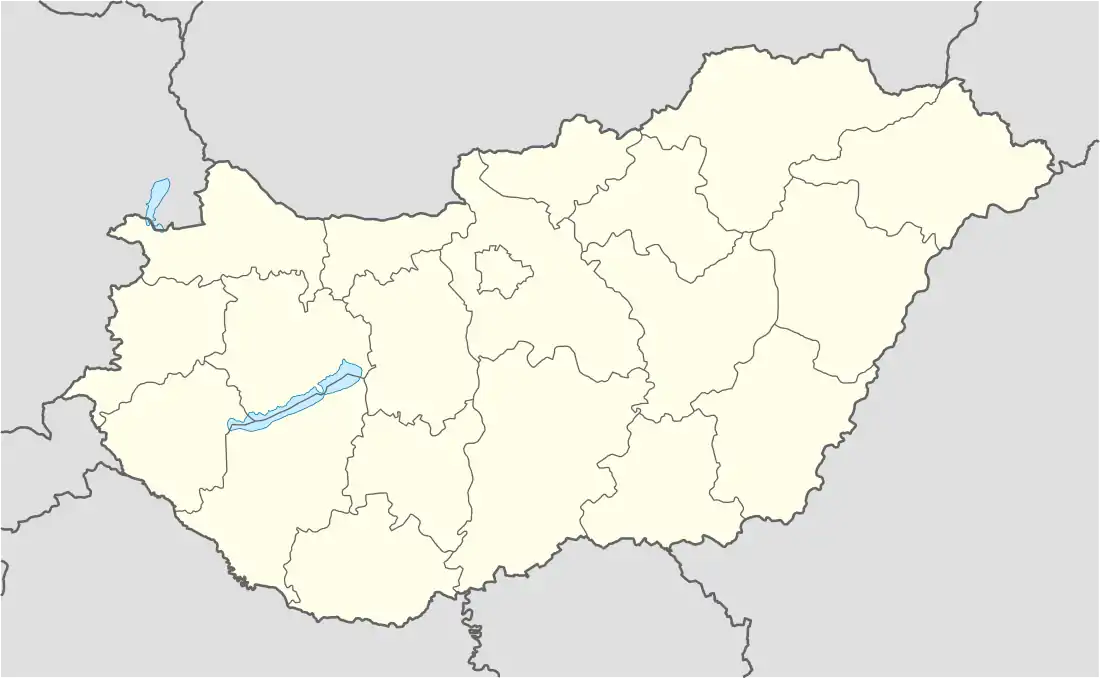 Komlósd is located in Hungary