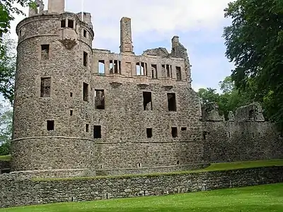 Huntly Castle was the location for Pure Strength '87