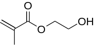 Skeletal formula of Hydroxyethyl methacrylate