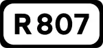 R807 road shield}}