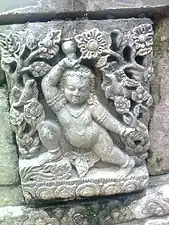 Bhagiratha on a jarun of Nag Pokhari, Bhaktapur, Nepal