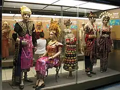 Image 11Exhibit in Indonesia Museum, Jakarta, displaying the traditional costumes of Indonesian ethnic groups