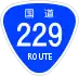 National Route 229 shield