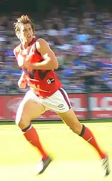 Jeff White played 236 games for Melbourne from 1998 to 2008