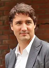 Liberal leader, Justin Trudeau