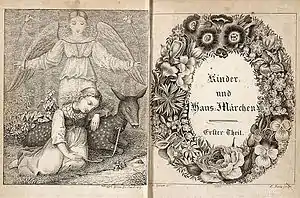 Image 61Pages from the 1819 edition of Kinder- und Haus-Märchen by the Brothers Grimm (from Children's literature)