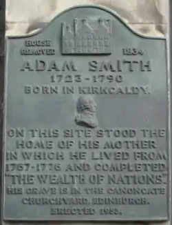 Image 14Adam Smith (baptised 16 June 1723 – died 17 July 1790 [OS: 5 June 1723 – 17 July 1790]) was a Scottish moral philosopher and a pioneer of political economics. One of the key figures of the Scottish Enlightenment, Smith is the author of The Theory of Moral Sentiments and An Inquiry into the Nature and Causes of the Wealth of Nations. The latter, usually abbreviated as The Wealth of Nations, is considered his magnum opus and the first modern work of economics. Smith is widely cited as the father of modern economics.