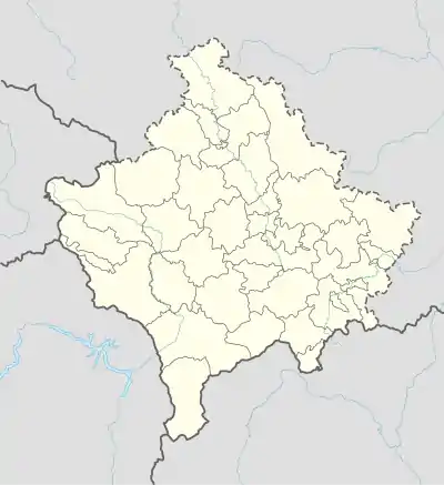 Vlashnjë is located in Kosovo