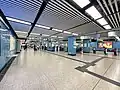 Paid area of the Kwun Tong line side concourse (2021)