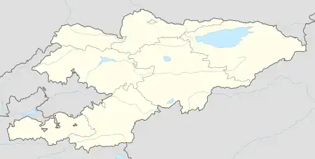 Kegeti is located in Kyrgyzstan