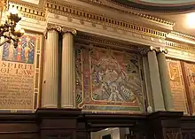 Divine Law mural in the Pennsylvania Supreme Court's chamber.