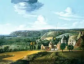 The Potrel manor house by Jan Griffier, 1650