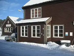 View of the village railway station