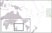 Location of Cook Islands