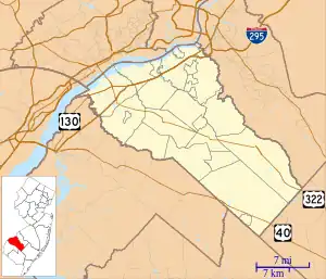 Lincoln is located in Gloucester County, New Jersey