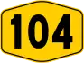 Federal Route 104 shield}}