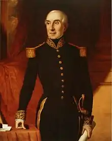 Manuel Blanco Encalada, first president of the Republic of Chile and prominent freemason.