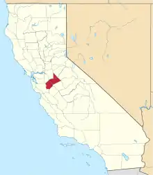 Location in the state of California