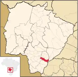 Location in Mato Grosso do Sul  state