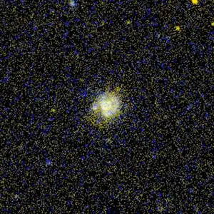 NGC 5665 as seen in the GALEX Sky Survey.