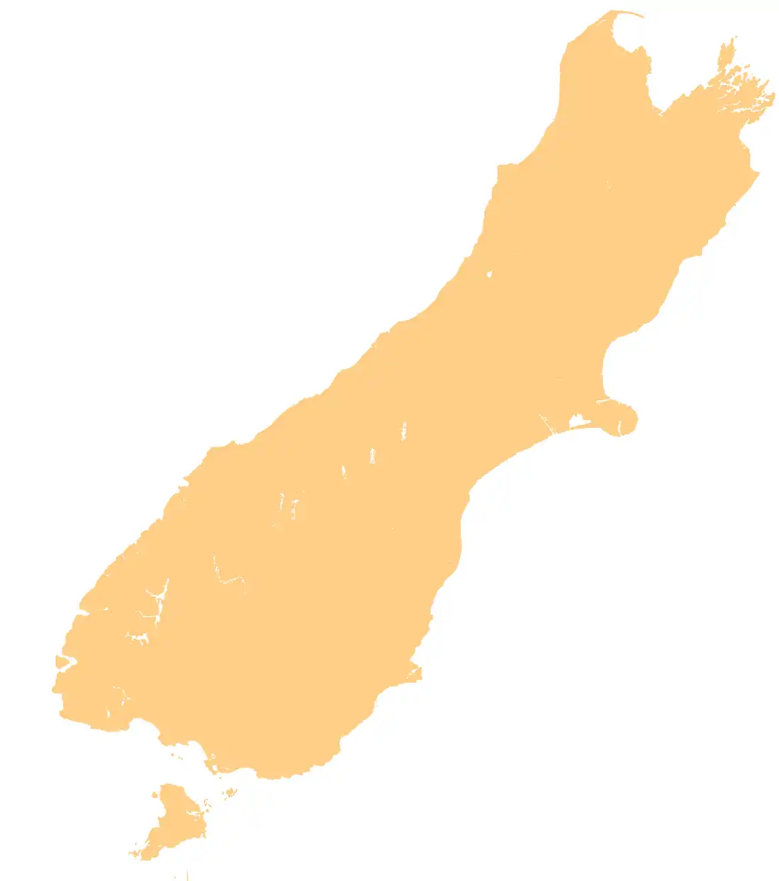 Bettne River is located in South Island