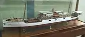 Model of MV Liemba in the Railway Museum, Nairobi (Kenya)