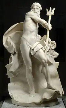 Neptune by Augustin Pajou Musée des Beaux-Arts, Lyon (1767)