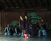 Noh performance at Itsukushima Shrine