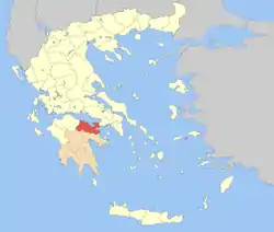 Corinthia within Greece