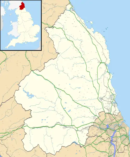 Callaly is located in Northumberland