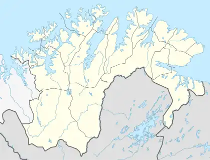 Talvik is located in Finnmark