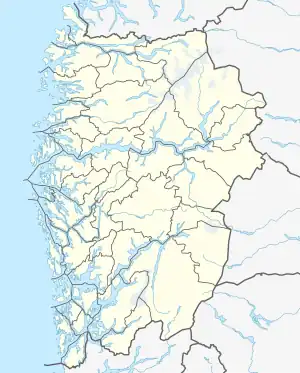 Gulafjorden is located in Vestland