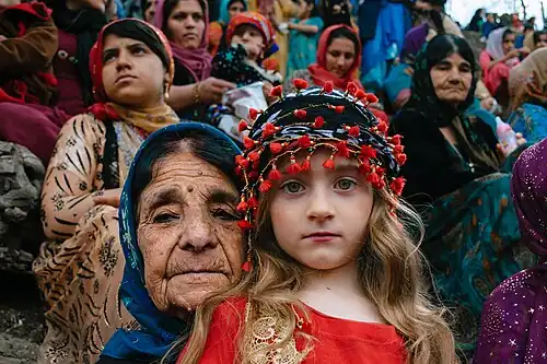 Kurdish family in Bisaran