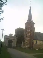 The church in Oissy