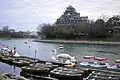 Okayama castle and the Asahi river