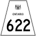 Highway 622 marker