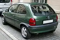 Opel Corsa three-door (1997–2000)