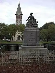 The monument to the dead of Oppy