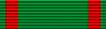 green ribbon with red stripe of Order of the Osmanie lenta