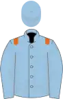 Aqua, orange epaulets