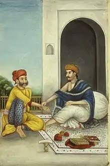 Image 22Physician taking pulse in Delhi c.1826 (from History of medicine)