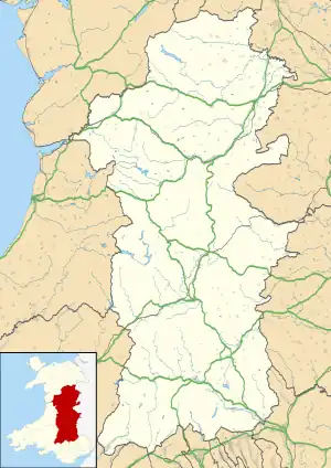 Llansantffraed, Talybont-on-Usk is located in Powys