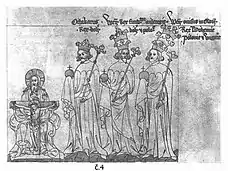 Image 2Czech kings Ottokar II, Wenceslas II and Wenceslas III from the Přemyslid dynasty (from History of the Czech lands)