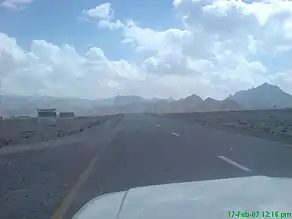 N-25 near Khuzdar.