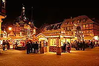 Christmas market  illumination