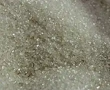 raw sugar closeup