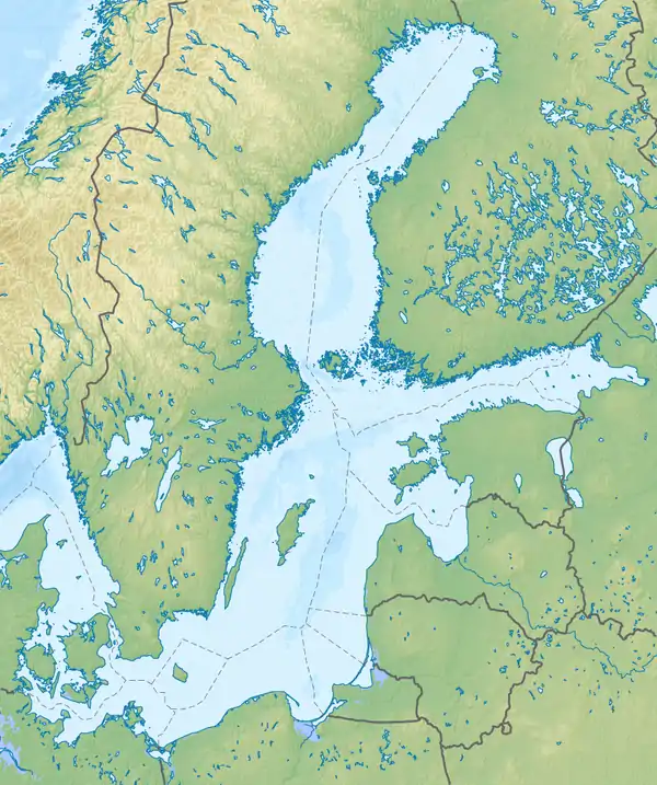 Omenainen is located in Baltic Sea