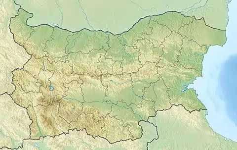 Location of Lake Burgas in Bulgaria