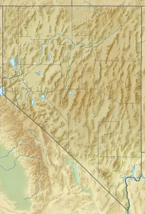 Cactus Range is located in Nevada