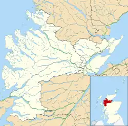 Carnach is located in Ross and Cromarty